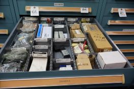 Contents of Cabinet to Include Drill Bushings, Collets, Sandvick and Ingersoll Inserted Drill Bir Ho