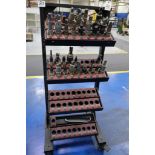 (30) Taper 40 Tool Holders with 4-Tray Rack