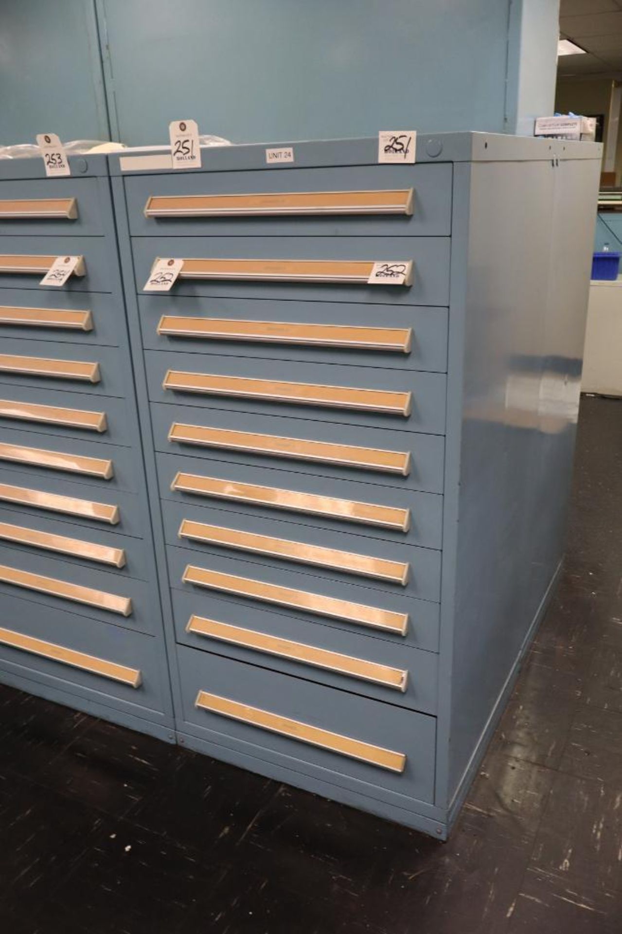 Stanley Vidmar 10-Drawer Cabinet 30" x 30" x 59"H