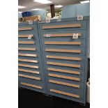 Stanley Vidmar 10-Drawer Cabinet 30" x 30" x 59"H