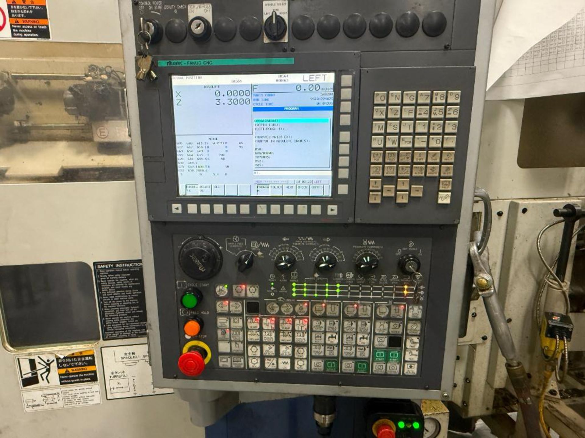 2018 Muratec MW120EX Twin Spindle CNC Lathe, S/N 18KX217160001 - Image 16 of 31