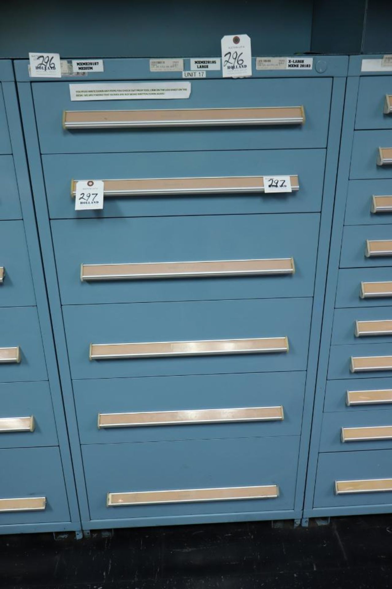 Stanley Vidmar 6-Drawer Cabinet 30" x 30" x 59"H
