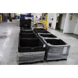 (11) 32" x 32" x 20"D Collapsable Plastic Bins