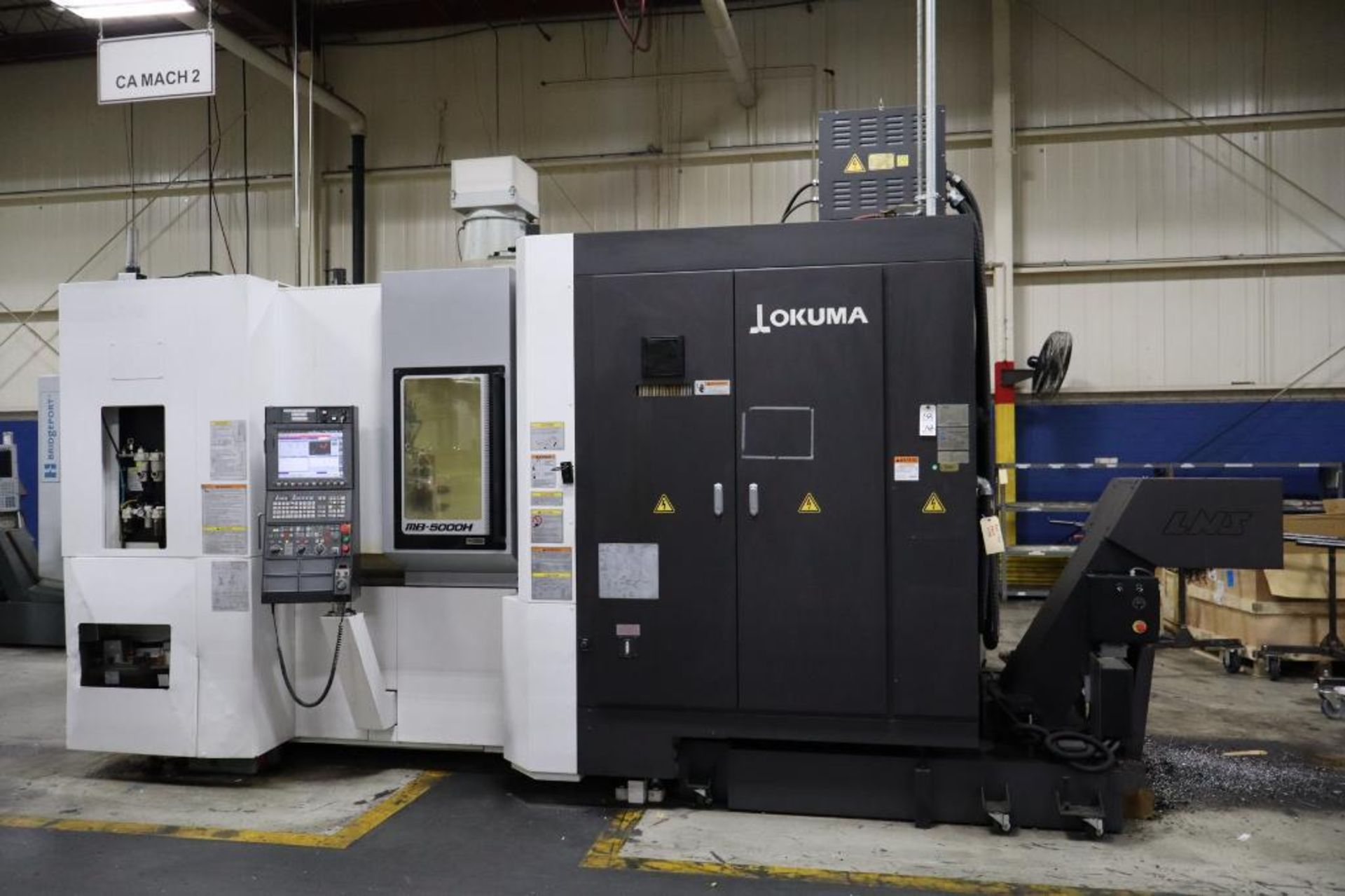 2018 Okuma MB-5000H Horizontal CNC Machining Center, S/N 213985