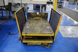 Vestil 4,000 Lb. Capacity Ground Lift Table with Push Button Control