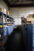 Contents of Machine Repair Upper Tool Crib in (11) Cabinets and Shelves