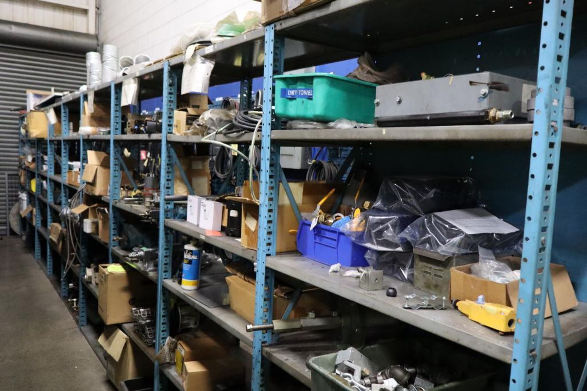 Contents of Machine Repair Tool Crib on (5) Metal Shelving Units - Image 9 of 16