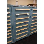 Stanley Vidmar 10-Drawer Cabinet 30" x 30" x 59"H