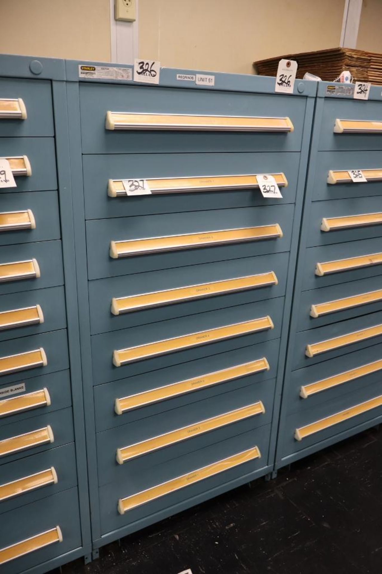 Stanley Vidmar 10-Drawer Cabinet 30" x 30" x 59"H