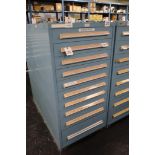 Stanley Vidmar 10-Drawer Cabinet 30" x 30" x 59"H