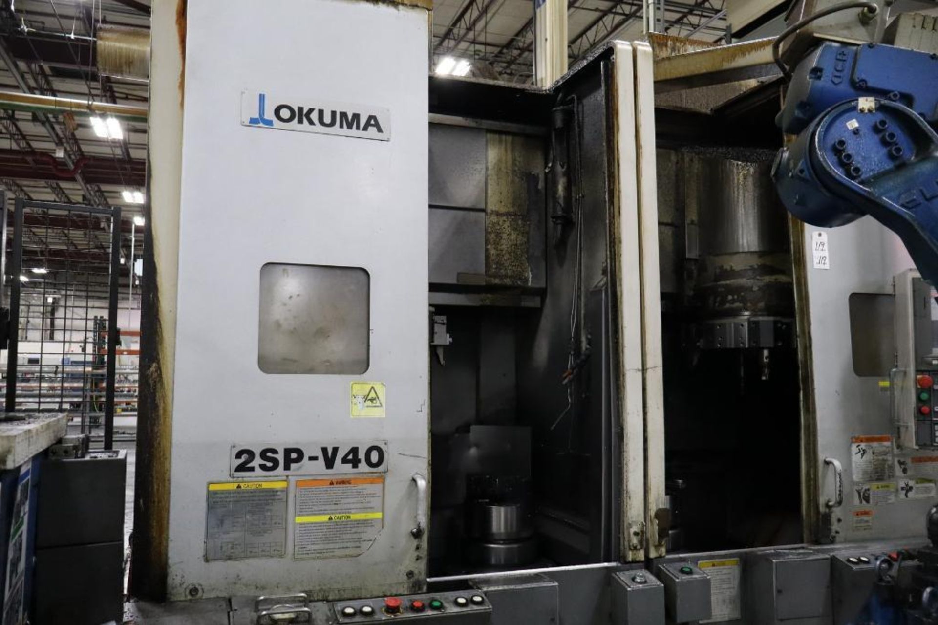 2012 Okuma 2SP-40 Vertical Lathe, S/N 163752