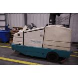 Tennant Ride on LPG Floor Sweeper 74002123.5 Hrs. S/N 7400-5881