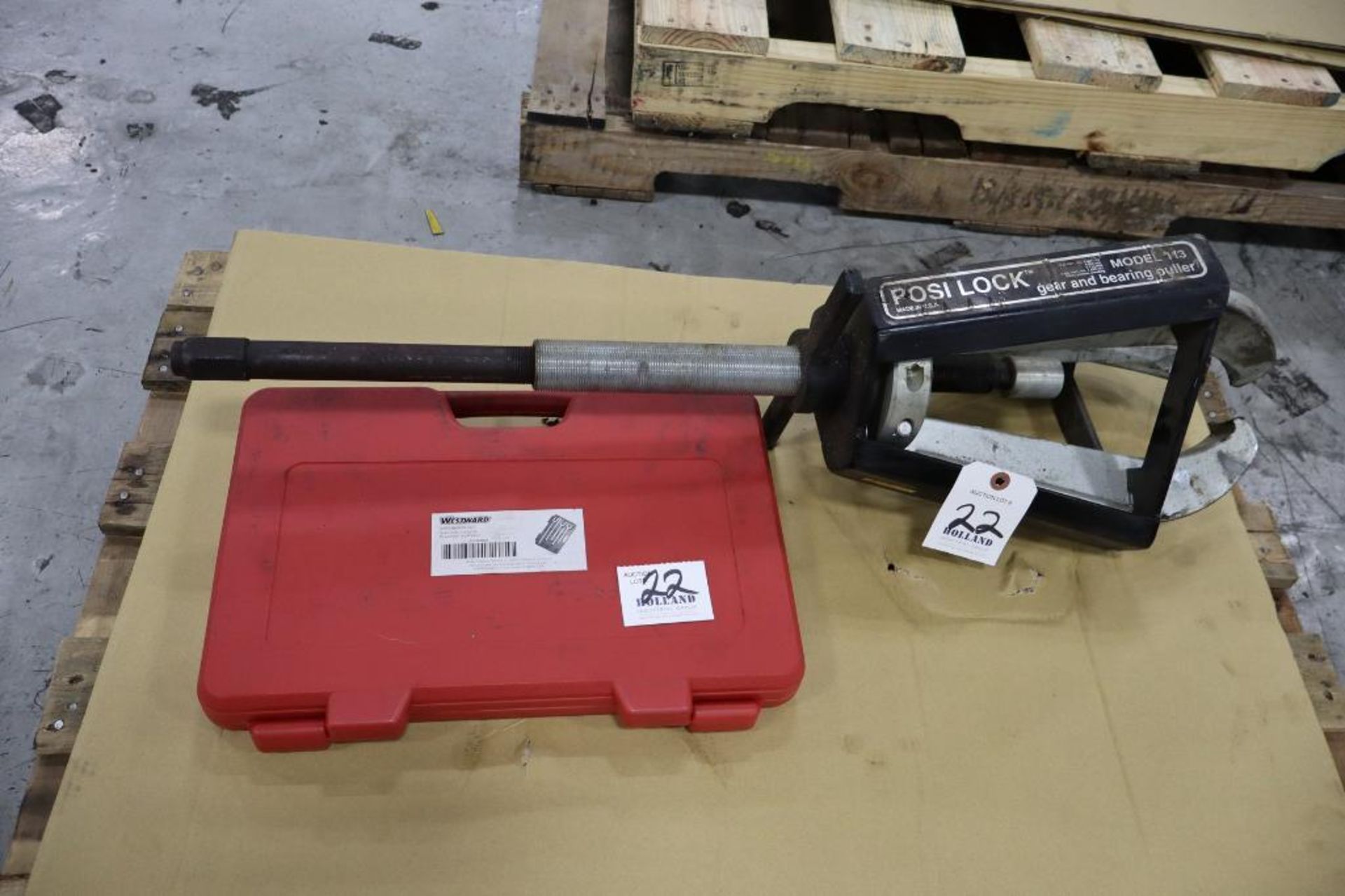 Posi Lock 113 Caged Jaw Gear Puller with Westward Separator Set
