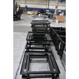 (19) Metal Bin Dollies for Plastic Totes