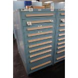 Stanley Vidmar 10-Drawer Cabinet 30" x 30" x 59"H