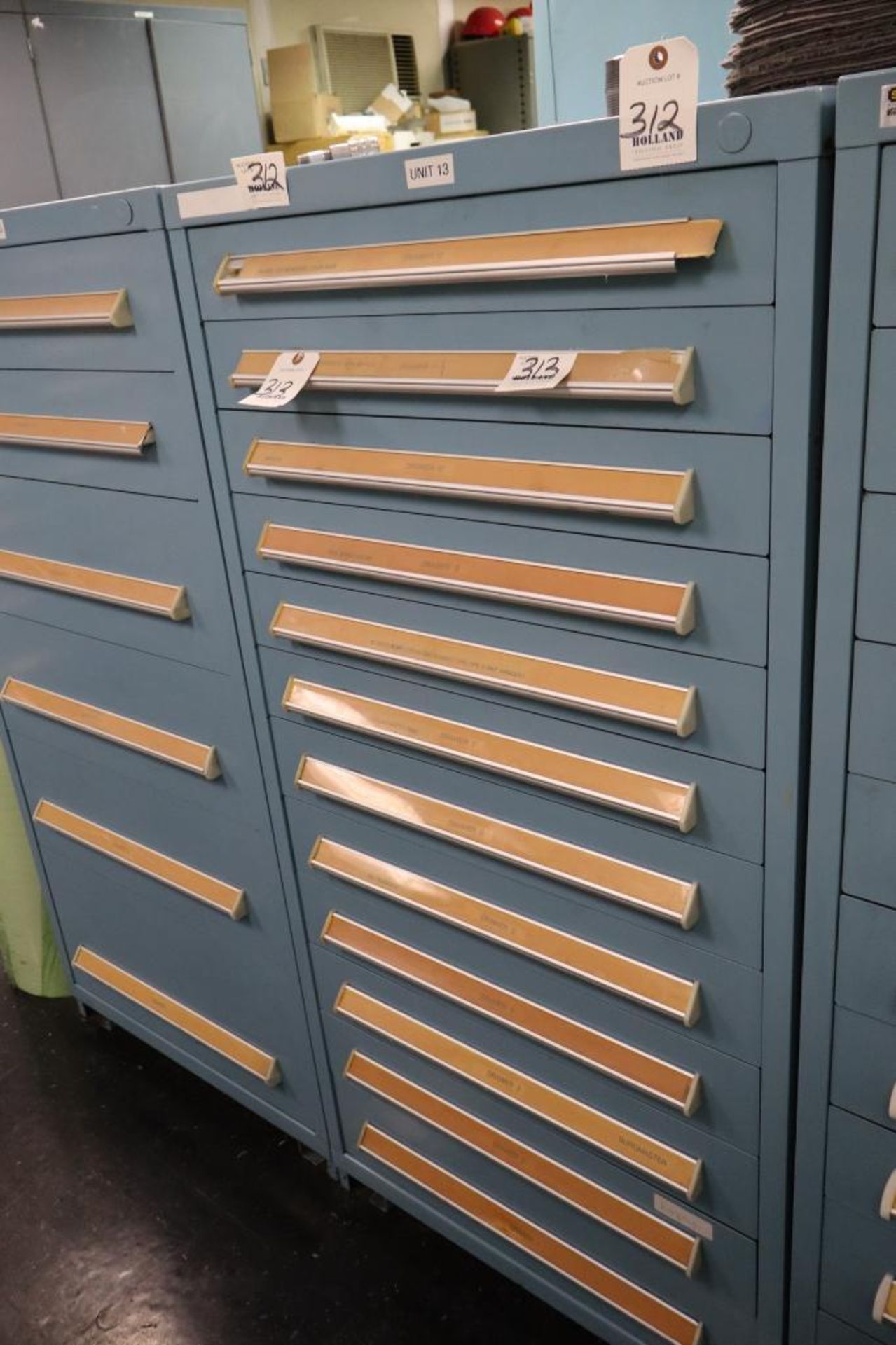 Stanley Vidmar 10-Drawer Cabinet 30" x 30" x 59"H