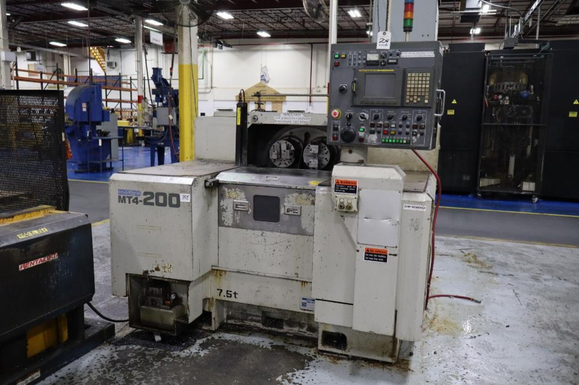 2006 Kitako MT4-200 Twin Spindle CNC Lathe, S/N 75645