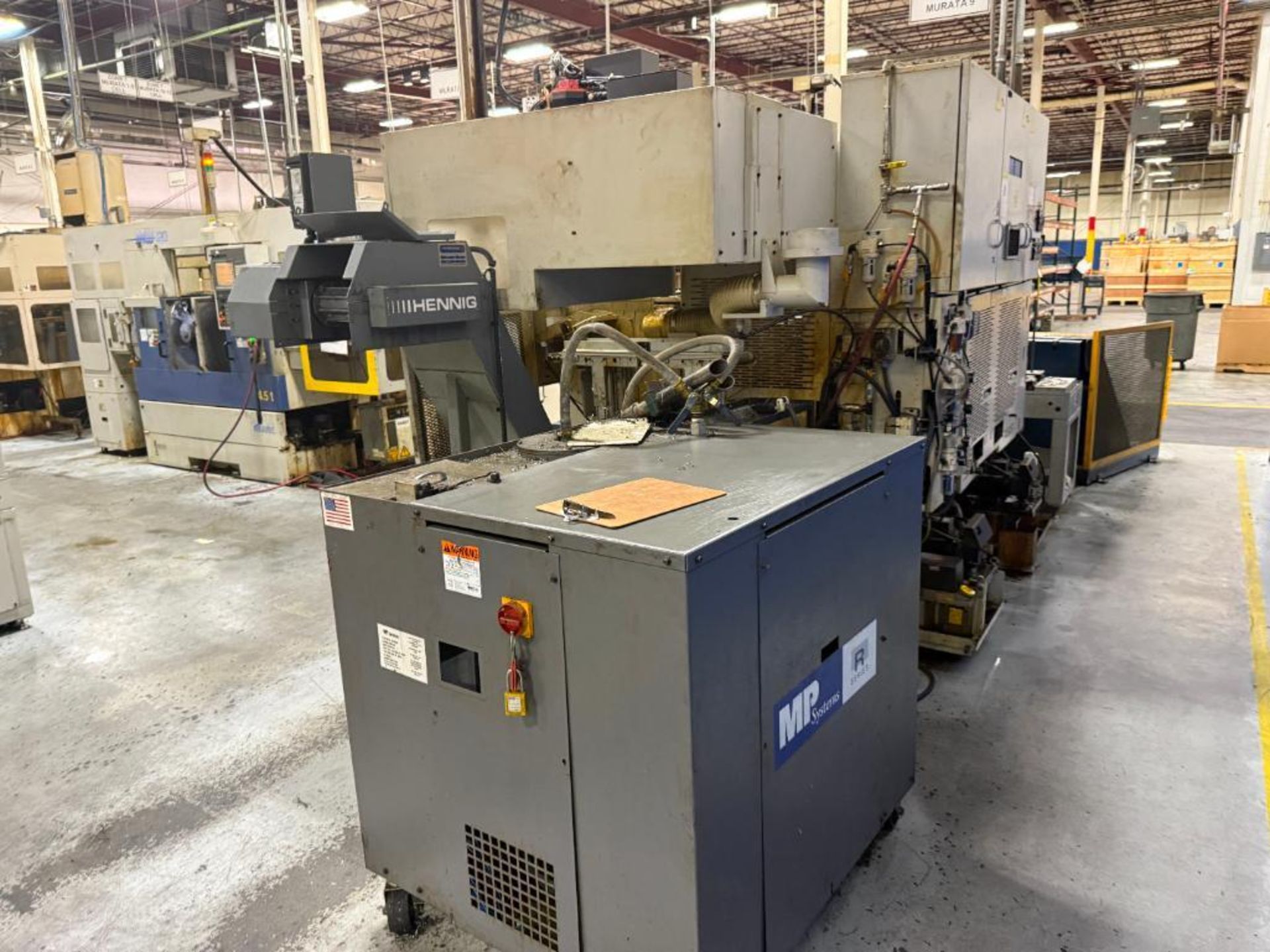 2015 Muratec - Murata MW120II Twin Spindle CNC Lathe, S/N 15KX227490001 - Image 8 of 18