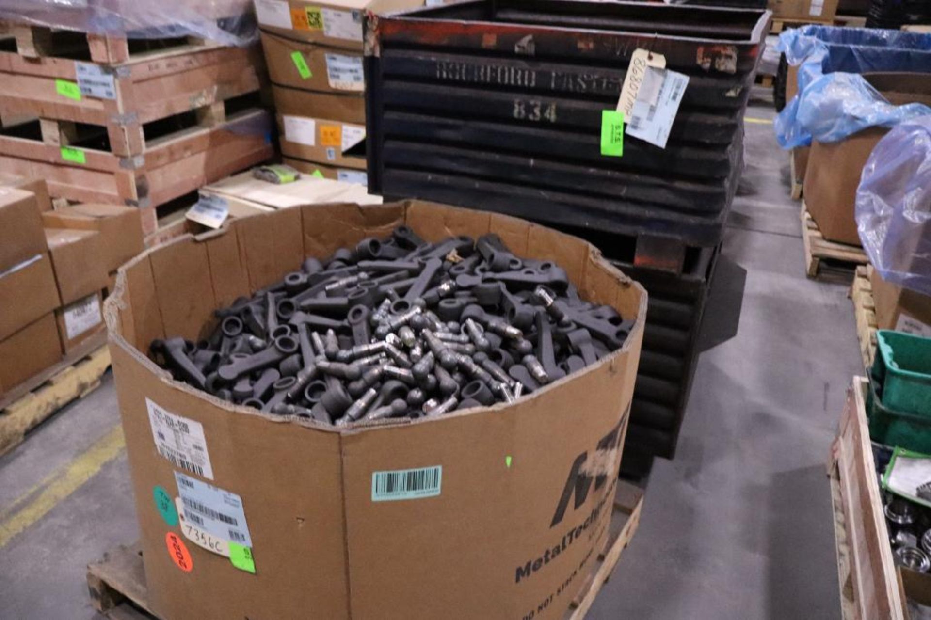 Lot of Automotive Front End Parts in Bins
