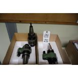 (3) Nikken Cat-40 Oil Hole Tool Holders