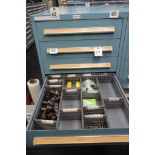 Contents of Cabinet to Include Sandvick Tool Holders and Tools, End Mill Taper 40 Tool Holders, Seco