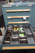 Contents of Cabinet to Include Sandvick Tool Holders and Tools, End Mill Taper 40 Tool Holders, Seco