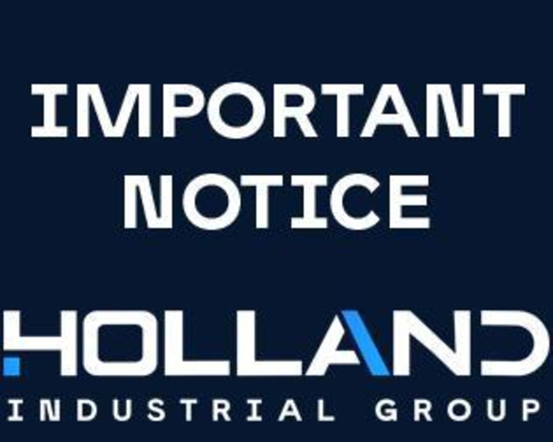 IMPORTANT NOTICE
