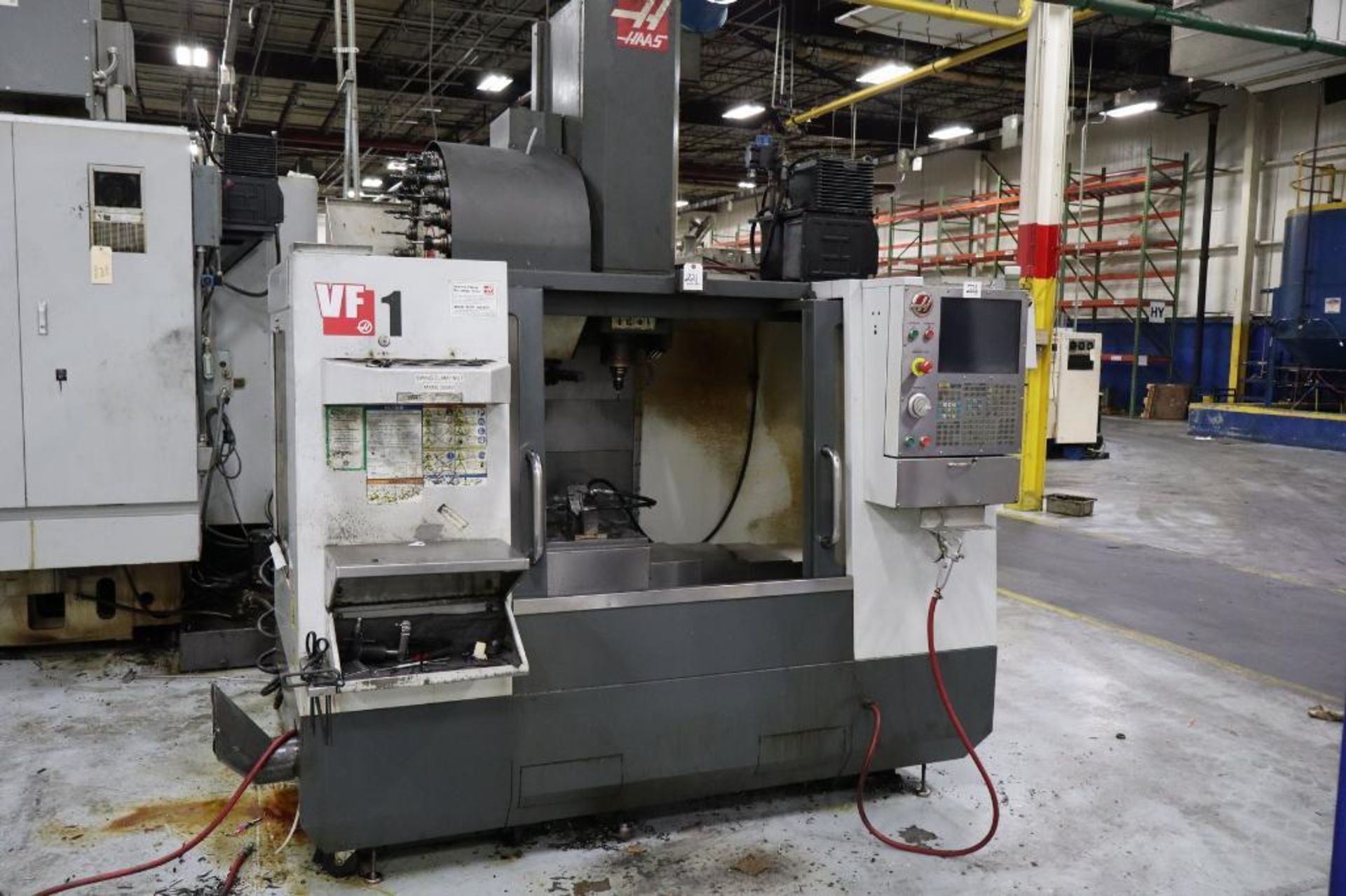 Hass VF1 CNC Vertical Machining Center S/N108812DOM10/10
