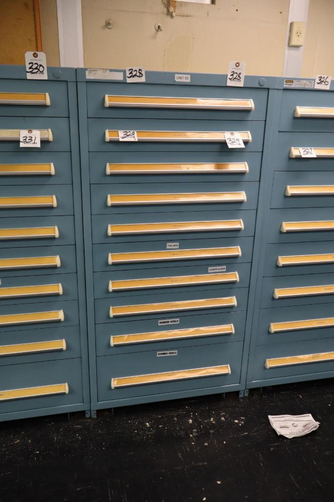 Stanley Vidmar 10-Drawer Cabinet 30" x 30" x 59"H