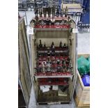 (35) Assorted Taper 40 Tool Holders with Tool Rack
