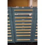 Stanley Vidmar 10-Drawer Cabinet 30" x 30" x 59"H