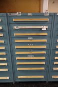 Stanley Vidmar 10-Drawer Cabinet 30
