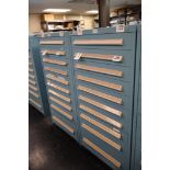 Stanley Vidmar 10-Drawer Cabinet 30" x 30" x 59"H