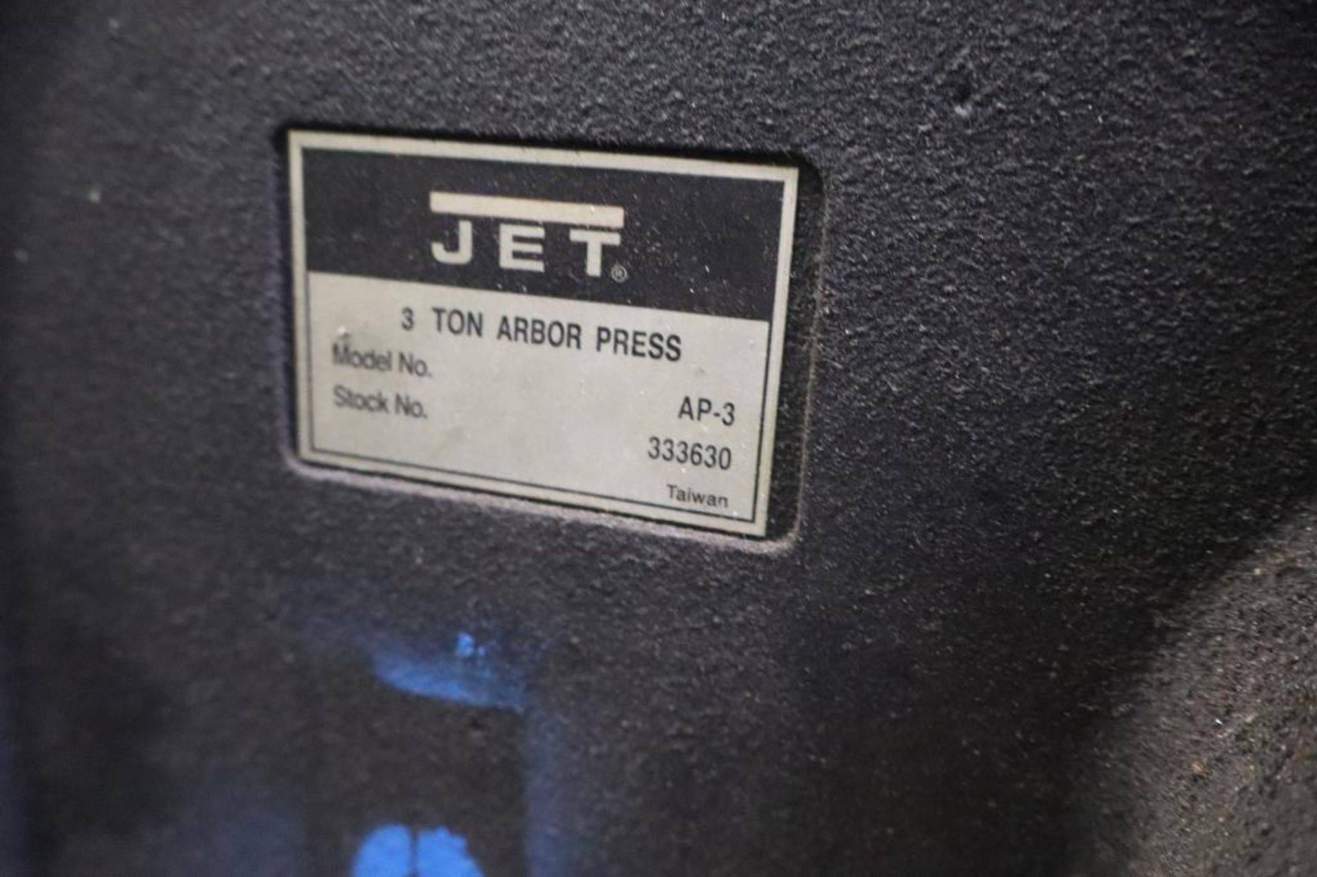 Jet AP-3 Arbor Press 3-Ton Capacity - Image 2 of 3