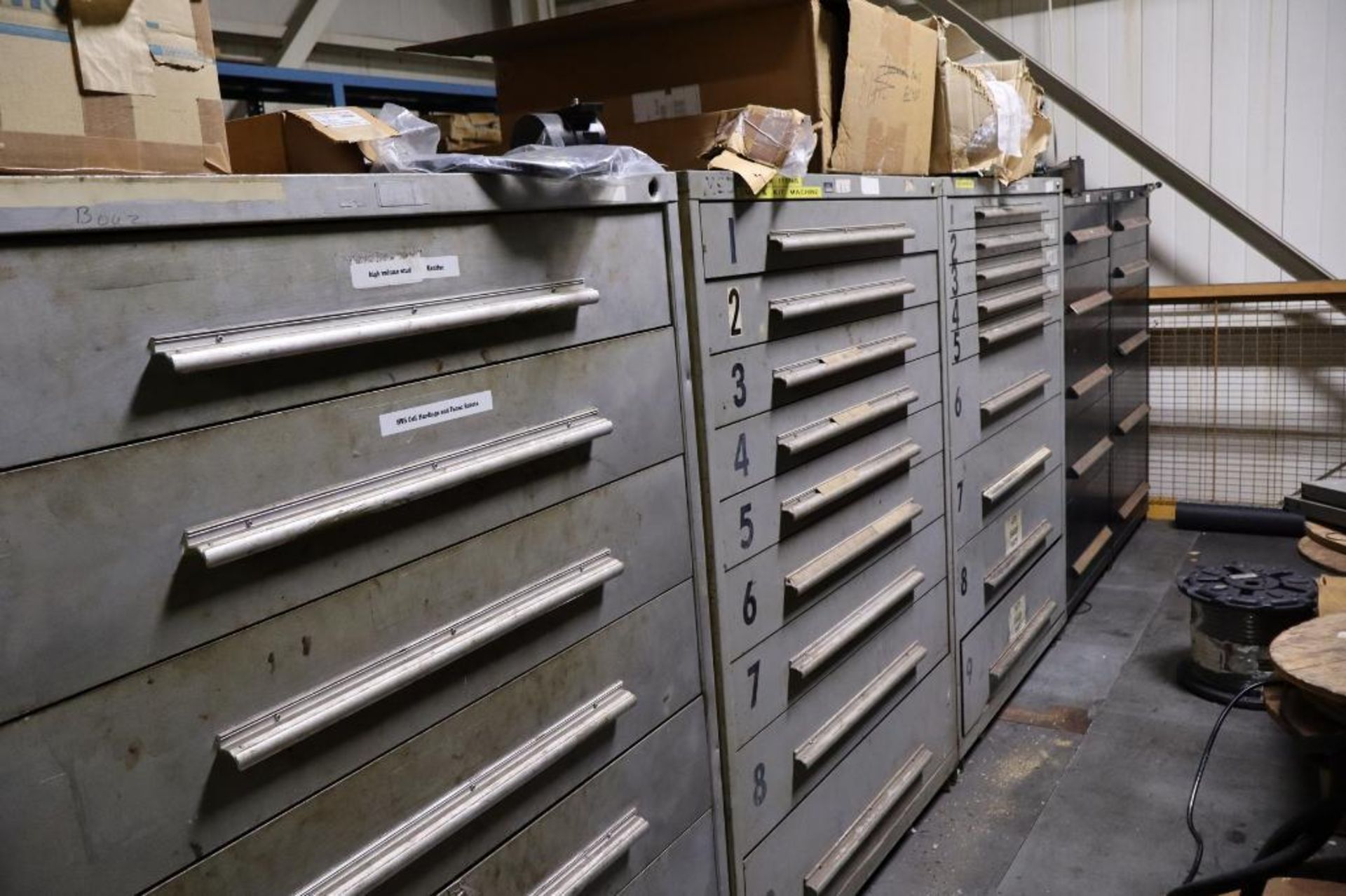 Contents of Machine Repair Upper Tool Crib in (11) Cabinets and Shelves - Image 3 of 12