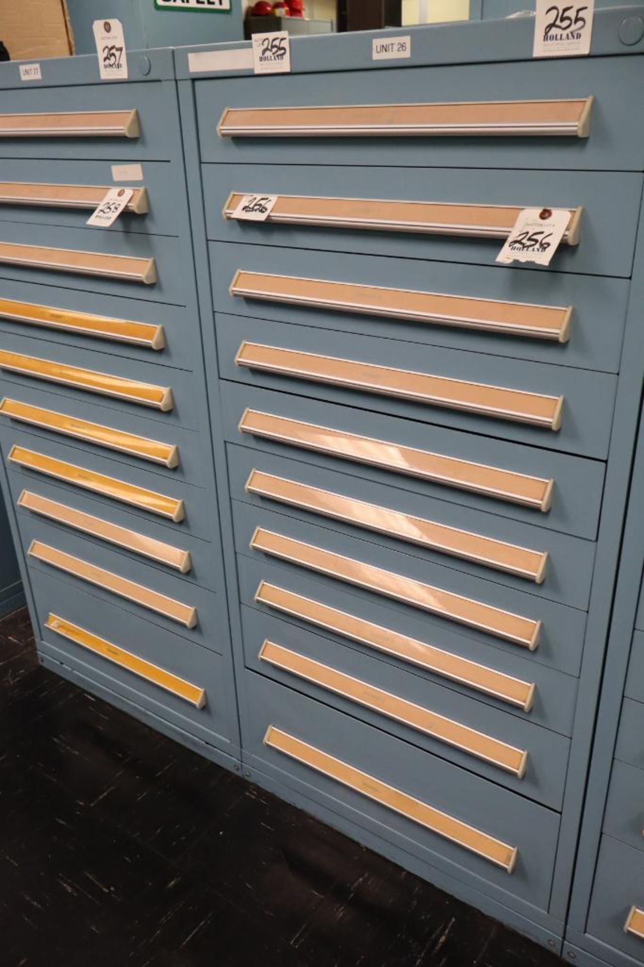 Stanley Vidmar 10-Drawer Cabinet 30" x 30" x 59"H