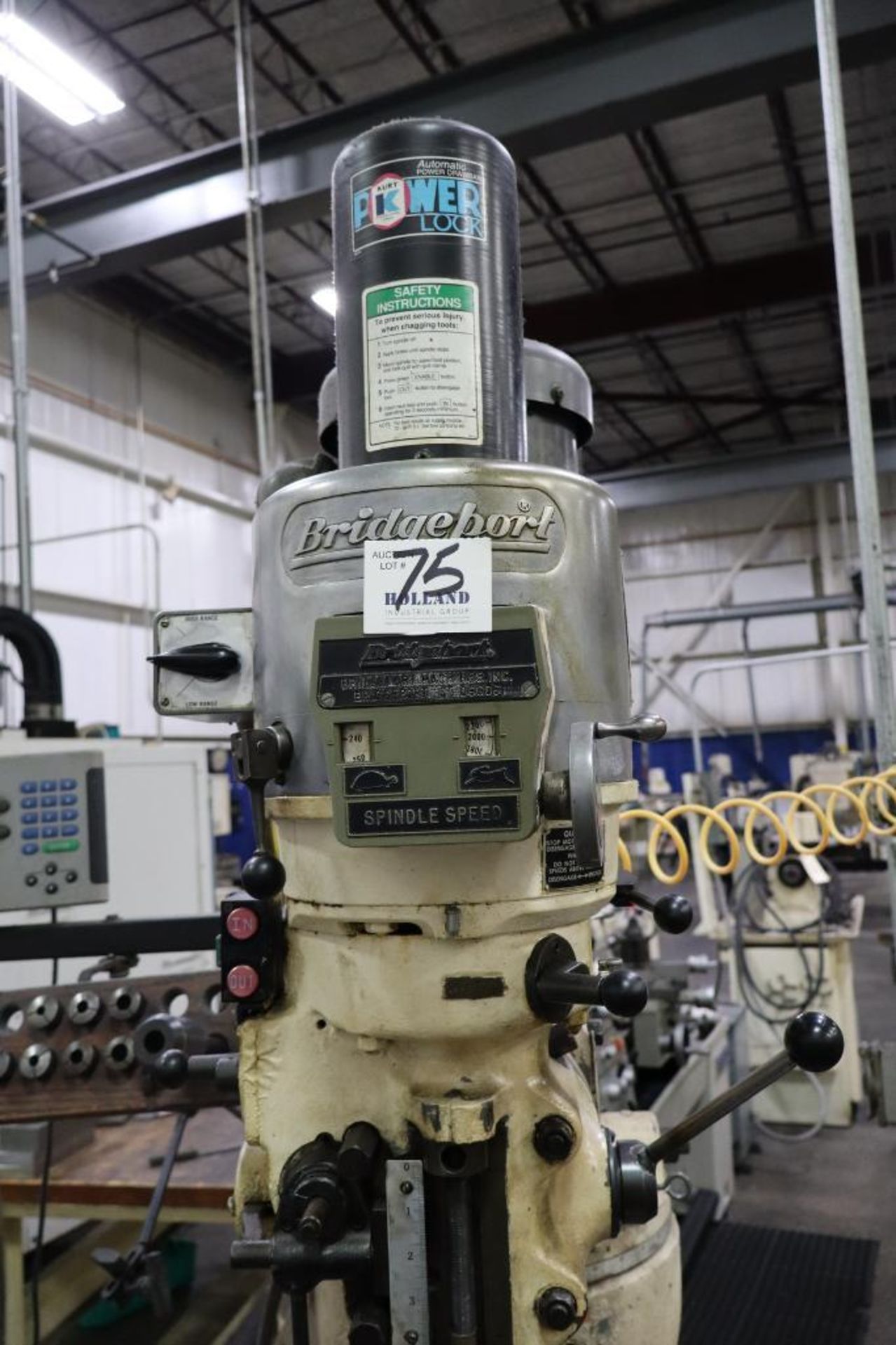 Bridgeport 2 HP Knee Mill S/N 271139 - Image 2 of 5