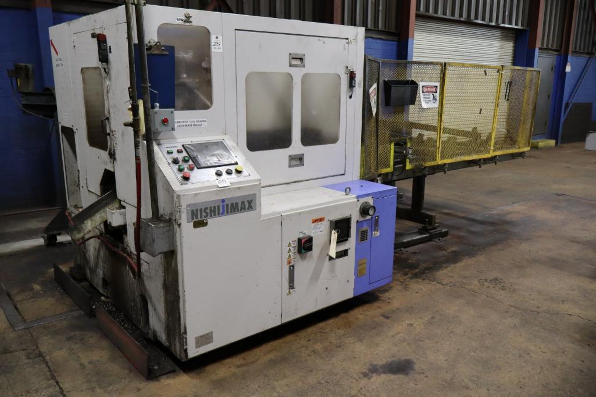 Nishijima NishiJmax Cold Saw, Auto Loader, Bar Stocker,