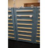 Stanley Vidmar 10-Drawer Cabinet 30" x 30" x 59"H