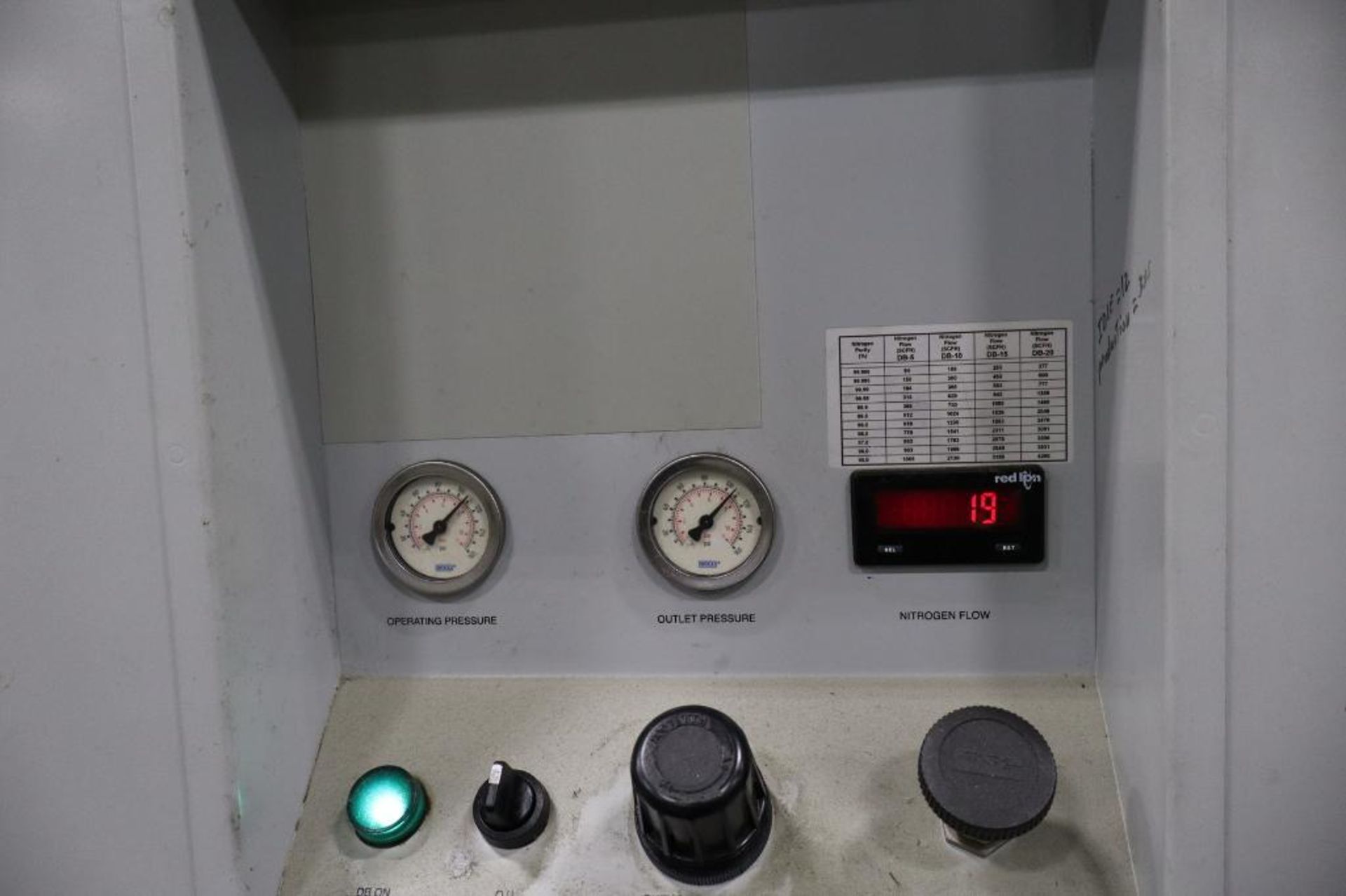 Parker DB-5 PSA Dual Bed Series Nitrogen Generator S/N 6471 with Parker Surge Tank - Image 6 of 6