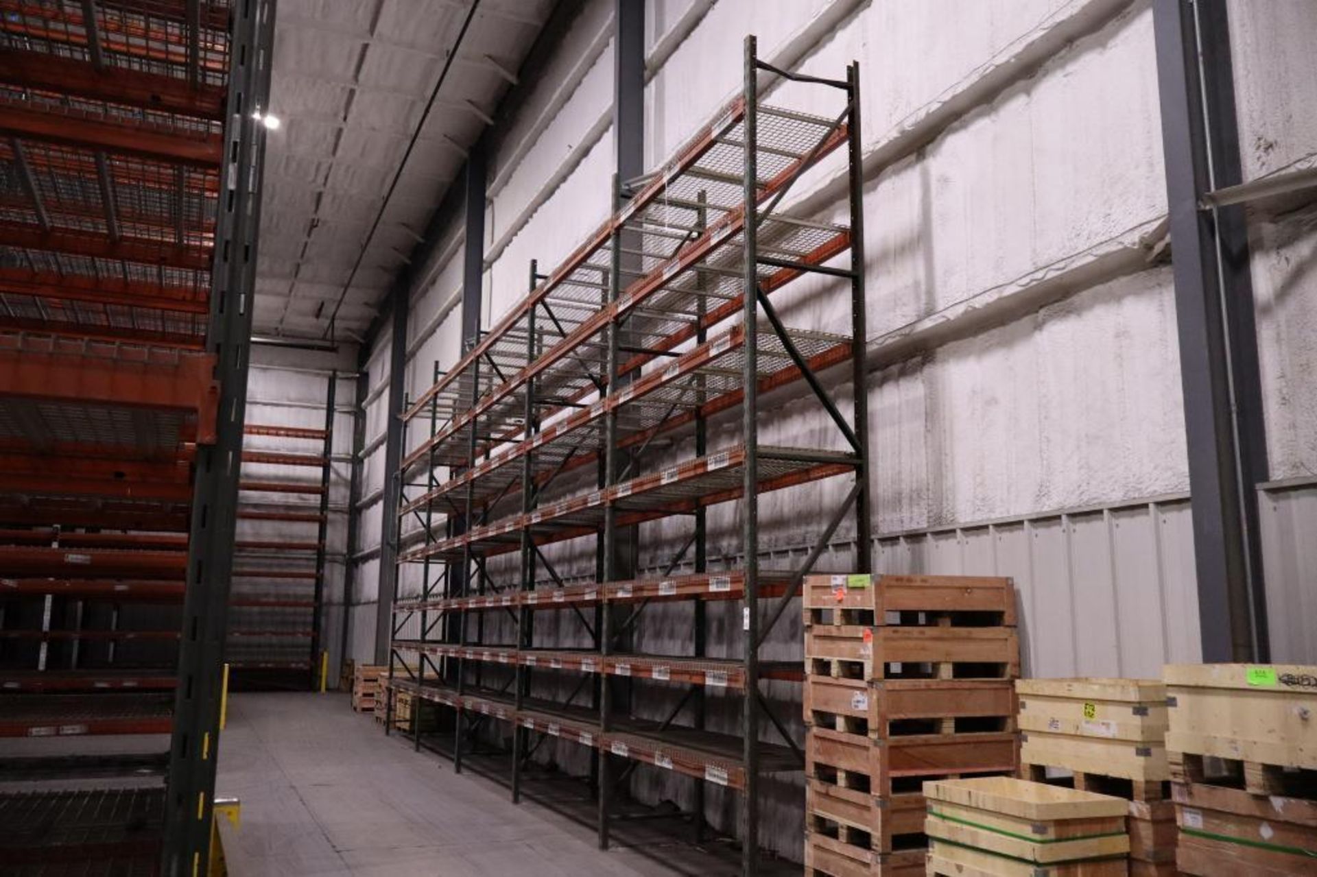 (5) Pallet Racking Sections, 18' Uprights, 8' Beams, Teardrop Style, (7) Beams Per Section, 37" x 47 - Image 2 of 3