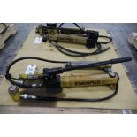 Enerpac P391 Hydraulic Hand Pump with (3) Rams