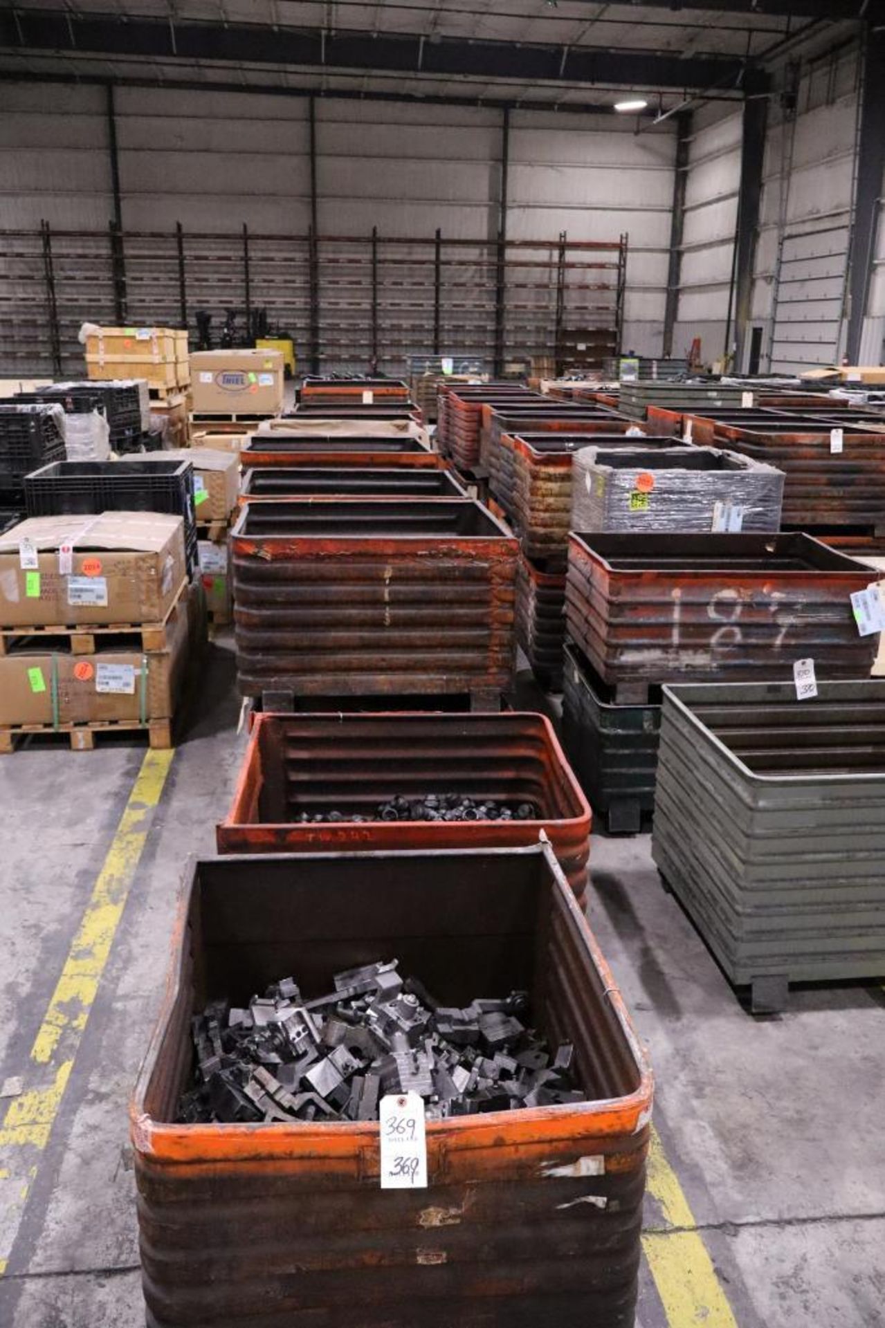 Lot of Automotive Front End Parts in Bins