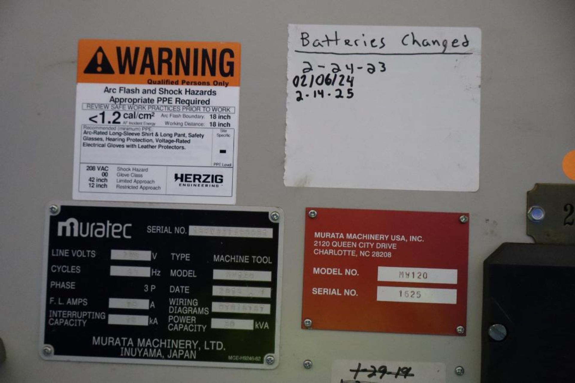 2015 Muratec - Murata MW120II Twin Spindle CNC Lathe, S/N 15KX227490001 - Image 15 of 18