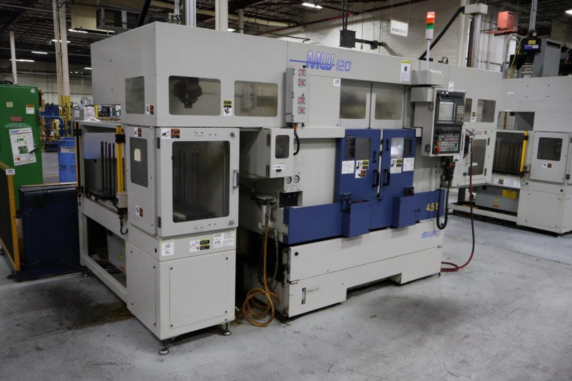 2018 Muratec MW120 Twin Spindle CNC Lathe, S/N 17KX402940001 - Image 5 of 25