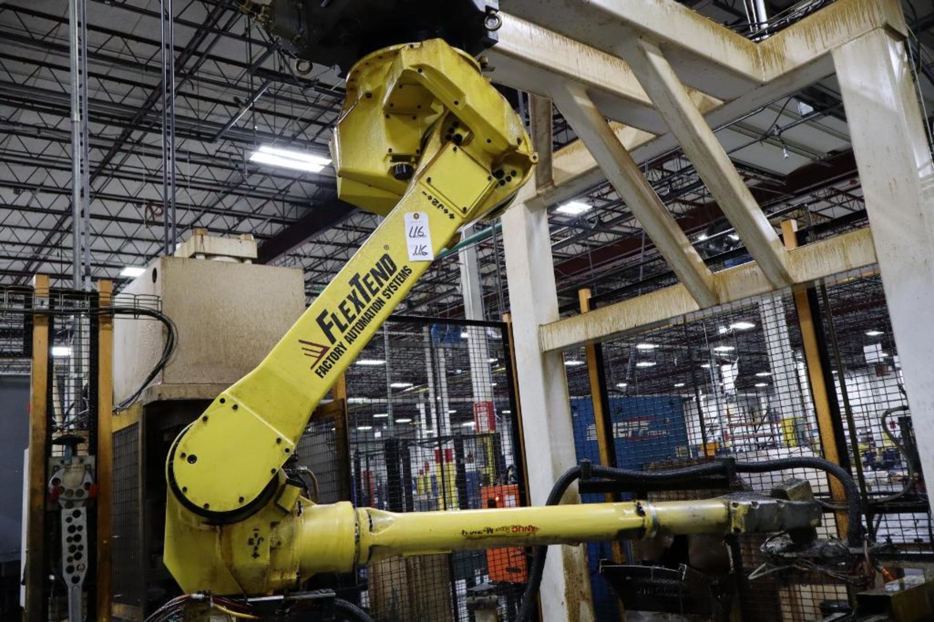 Fanuc M710ic Robot with Fanuc A05B Pendant Control and Gantry Frame, Fanuc Robot Control Cabinet