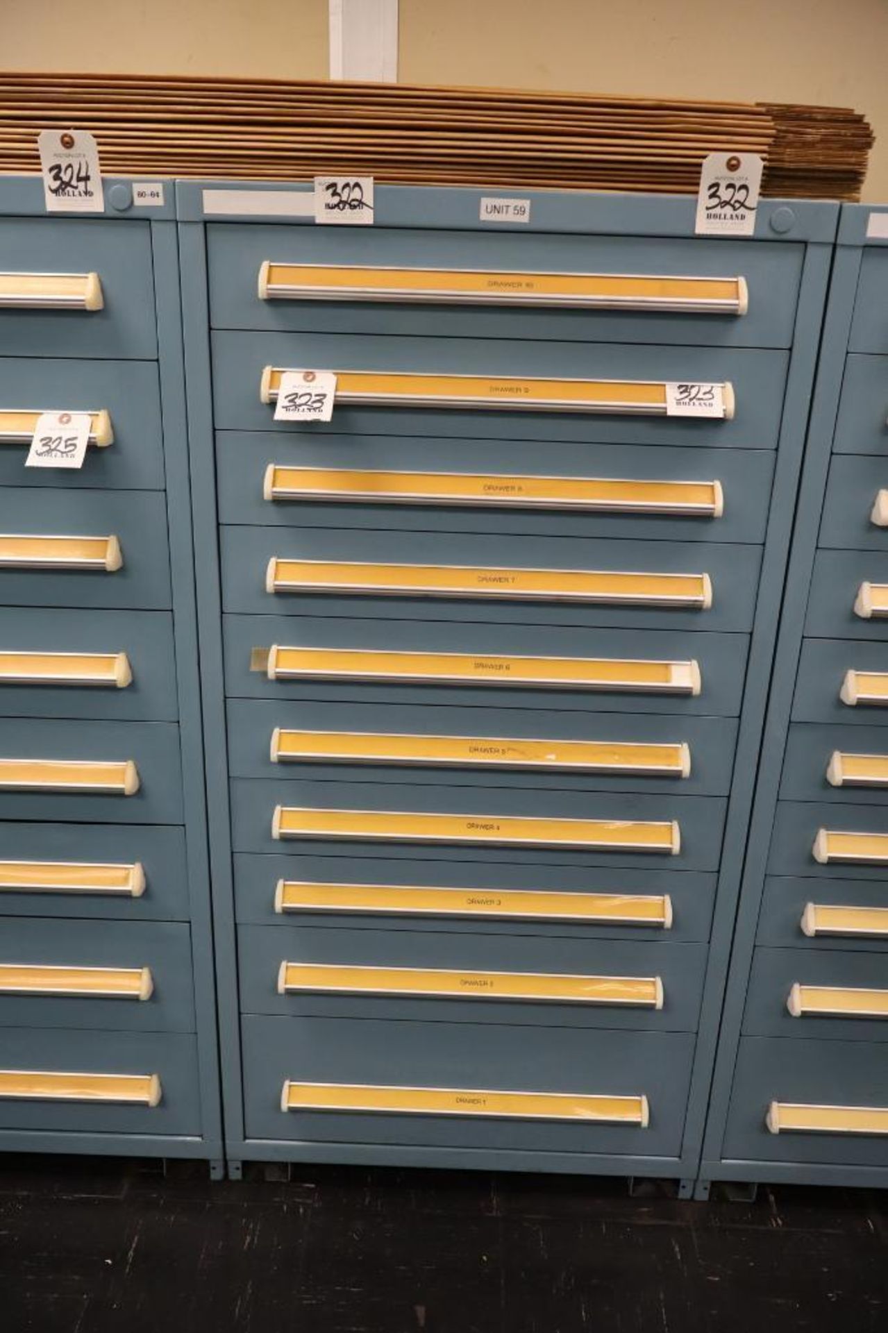 Stanley Vidmar 10-Drawer Cabinet 30" x 30" x 59"H
