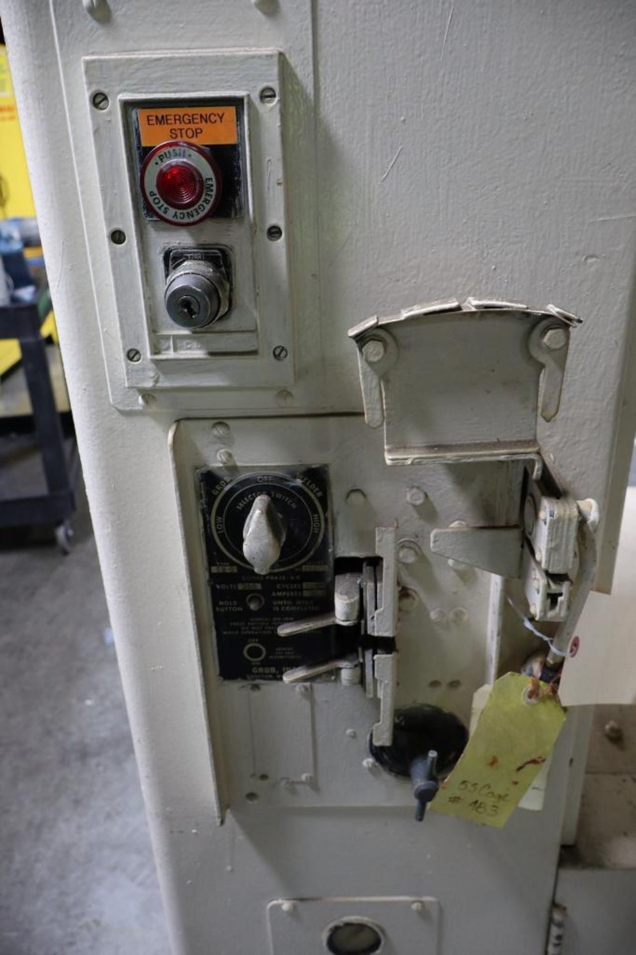 Grob 4V-18 Variable Speed Vertical Bandsaw S/N 2131 DOM 1974 - Image 3 of 4