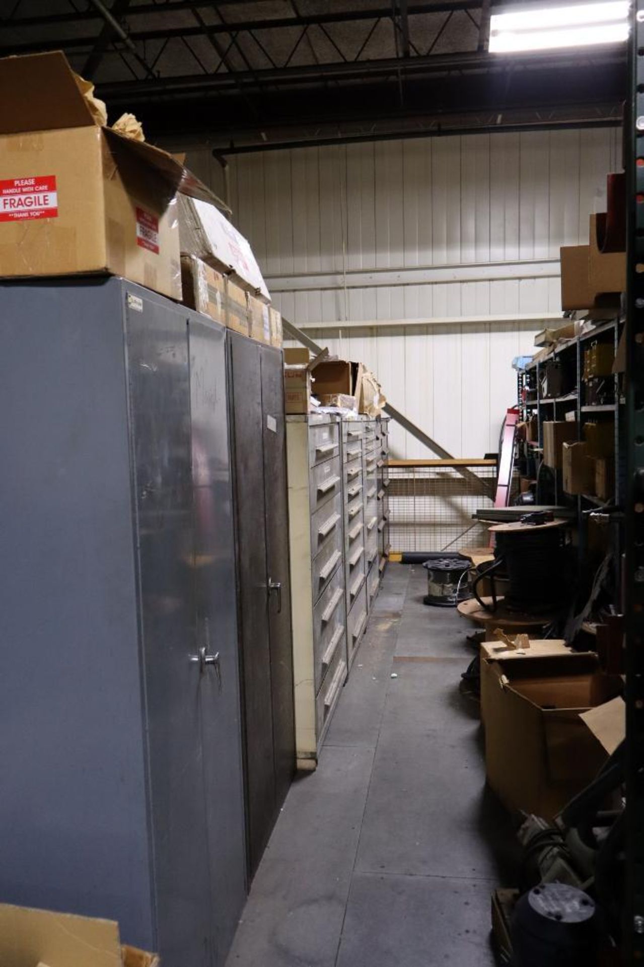 Contents of Machine Repair Upper Tool Crib in (11) Cabinets and Shelves - Image 2 of 12