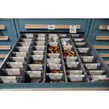 Contents of Cabinet to Include Nycoil Brass Fittings, Swageloc Fittings, O-Rings